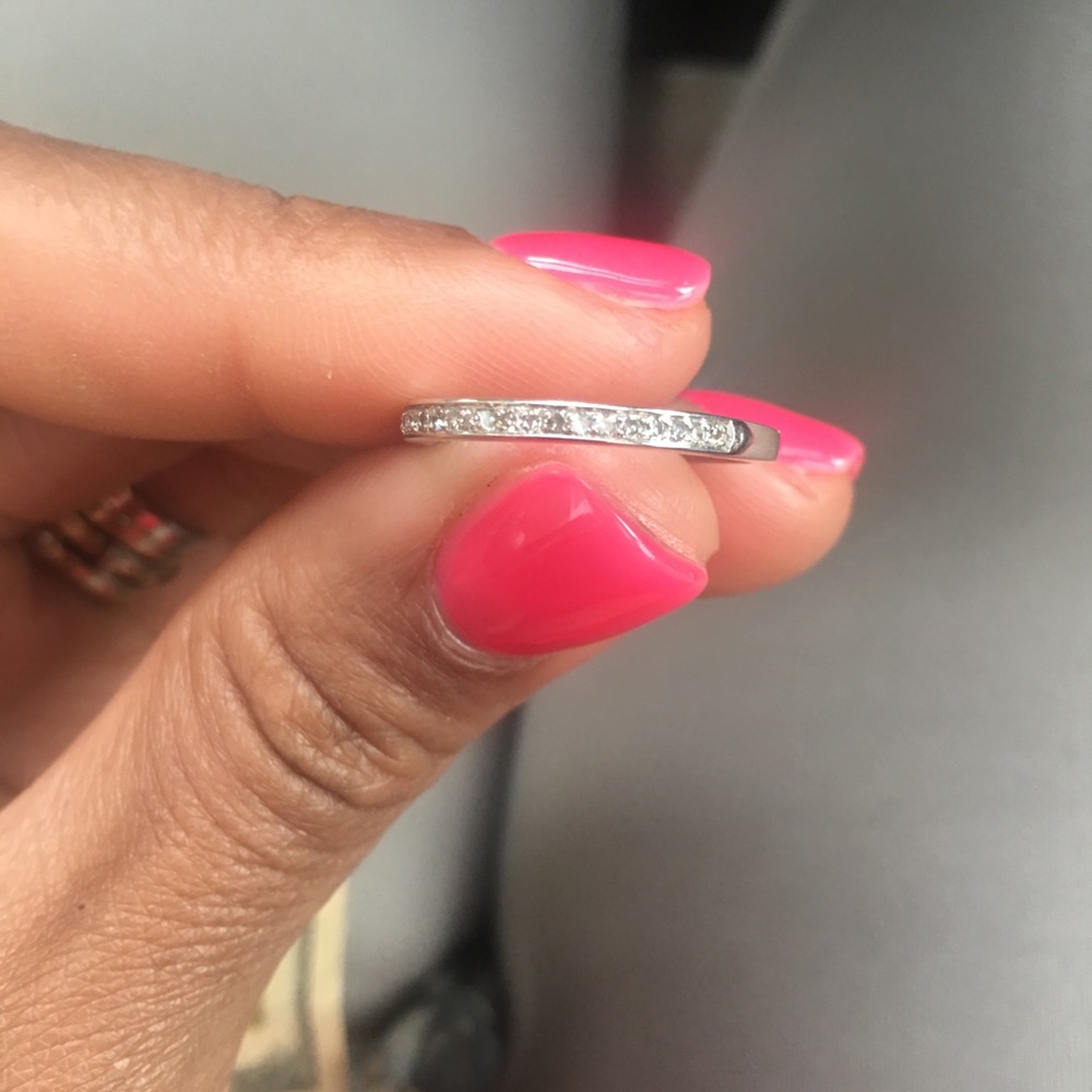 Diamond wedding band size 7.